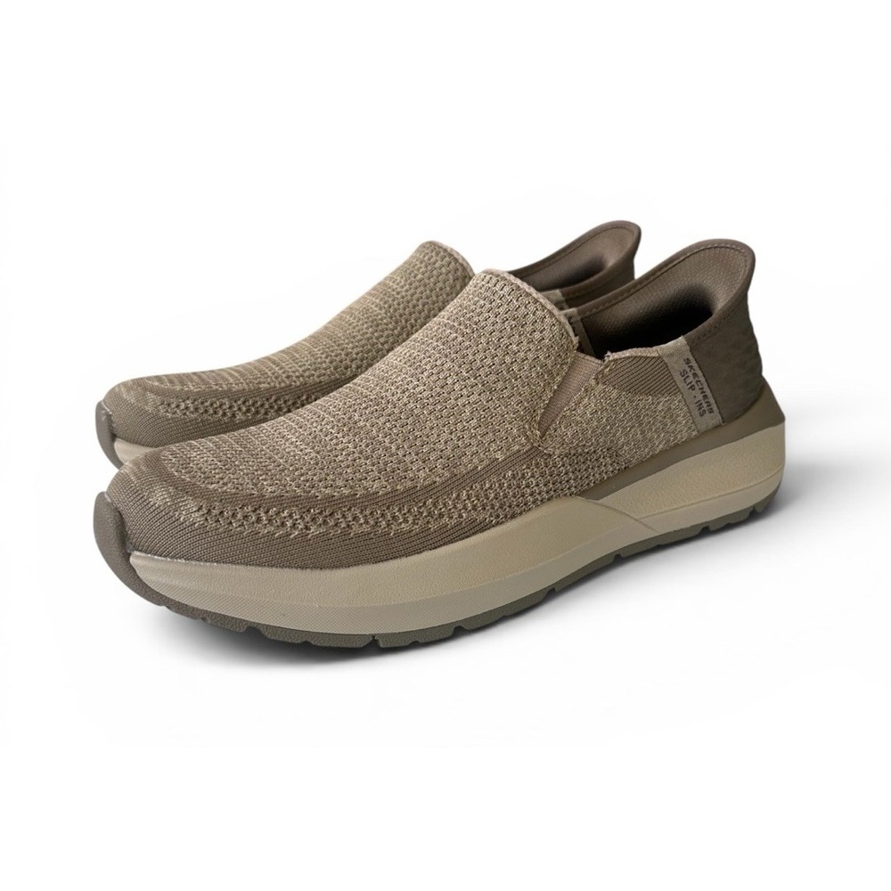 Skechers Knitted Slip-Ins Loafer Shoes Men's Size 7.5 210546 Casual Comfortable